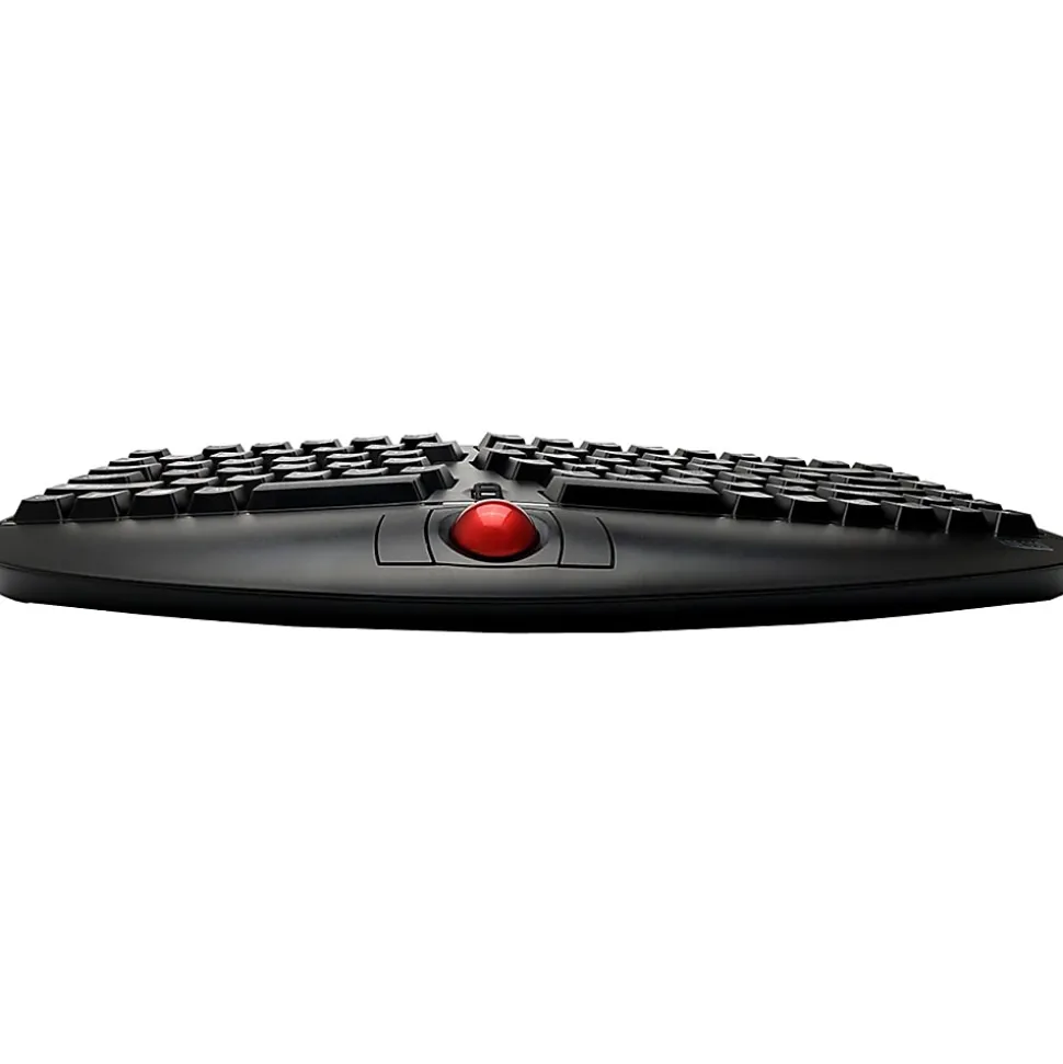 Adesso Tru-Form Media 3150 2.4 GHz Wireless Ergo Trackball Keyboard