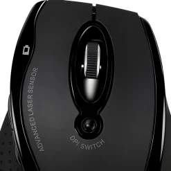 Adesso Tru-Form Media 1500 Wireless Ergonomic Keyboard & Laser Mouse, Black