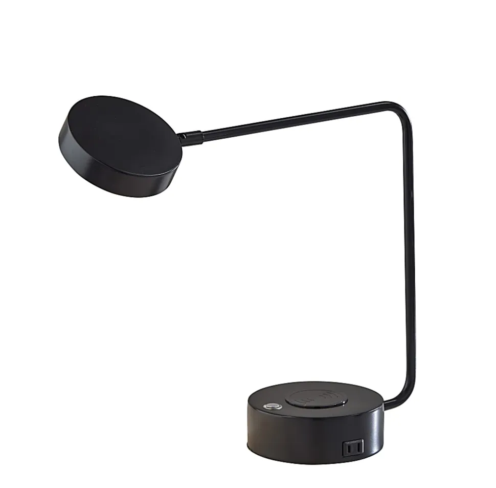 Adesso Viper Supercharger 15"H LED Desk Lamp, Black