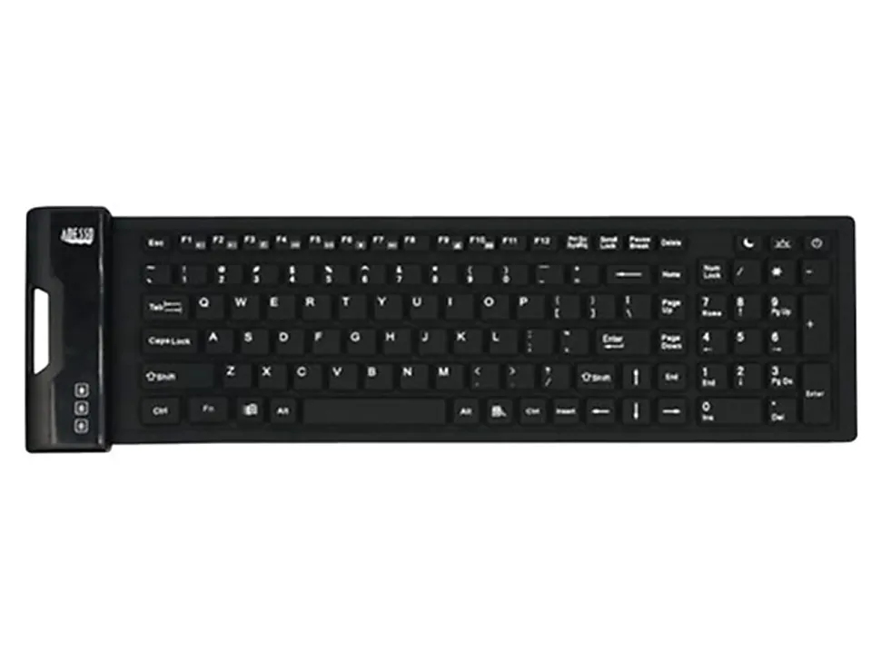 Adesso Waterproof Flex Keyboard For PC