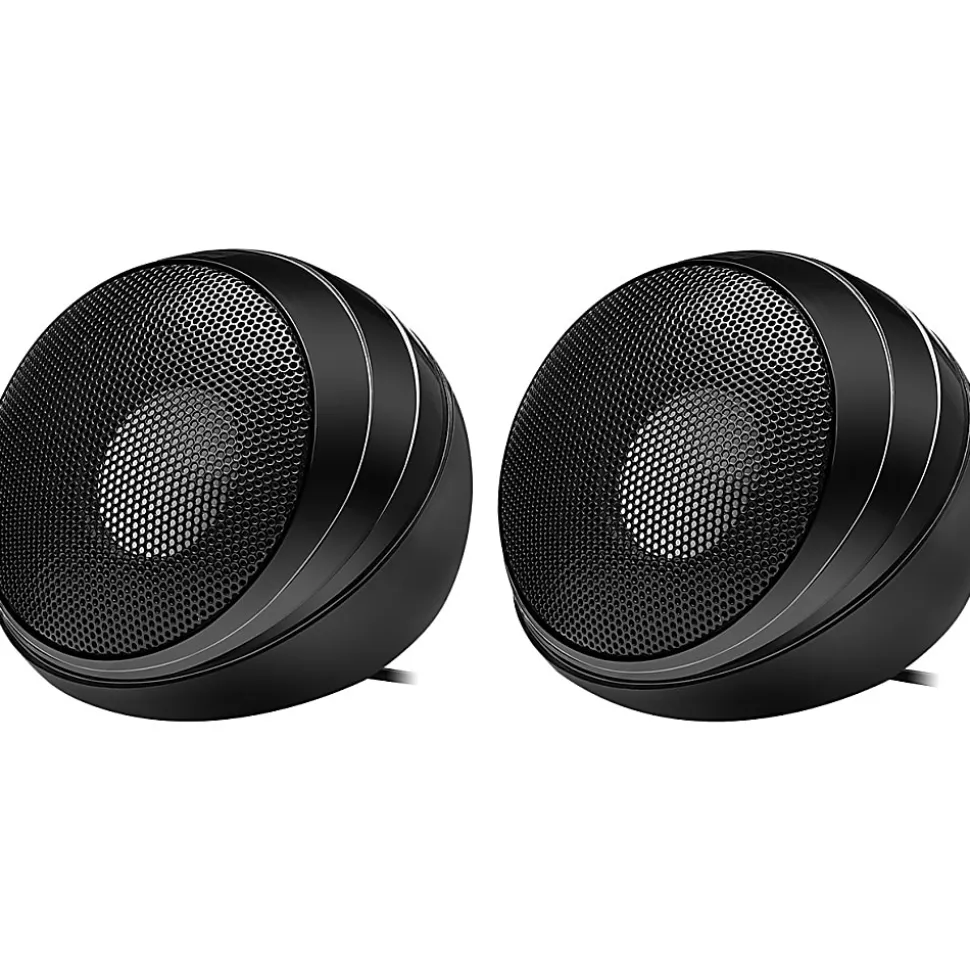 Adesso Xtream S4 USB-Powered Desktop Computer Speaker with Dynamic Sound - 5W x 2 - Works with Zoom, Microsoft Team, Skype, Webex and Google Meet