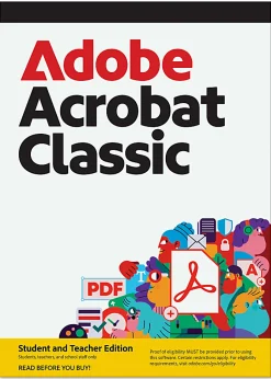 Adobe Acrobat Classic STE, 3-Year License, Mac/PC, Product Key/Download