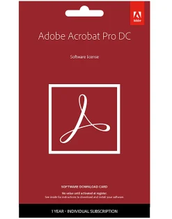 Adobe® Acrobat® Pro DC, 1-Year Subscription, For PC/Mac®, Download