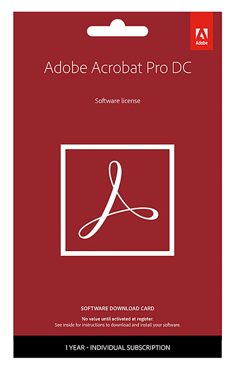 Adobe® Acrobat® Pro DC, 1-Year Subscription, For PC/Mac®, Download