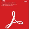 Adobe Acrobat Pro, 12 Month Subscription, Windows®/Mac, Product Key