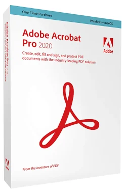 Adobe® Acrobat® Pro 2020, Windows®/Mac, Disc