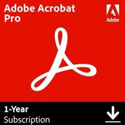 Adobe Acrobat Pro 2025, 1 Yr Subscription, Mac & Windows, Download