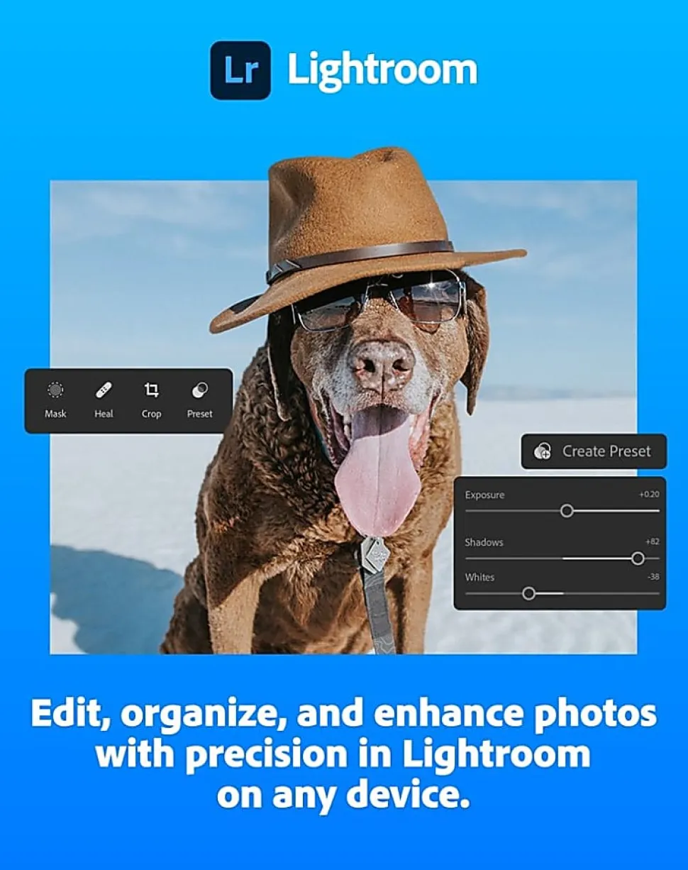 Adobe Creative Cloud, Pro Student & Teacher Edition, 20+ creative apps plus 100GB Storage,12-Month Subscription, PC/Mac, ESD