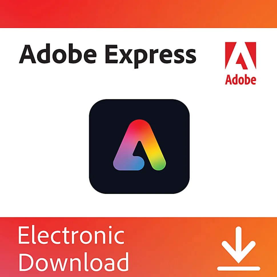 Adobe Express 2025, 1 YR Subscription, Mac & Windows, Download