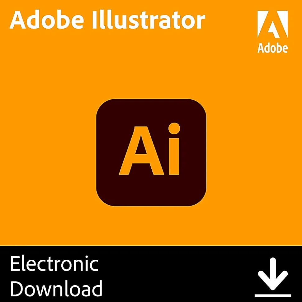 Adobe Illustrator 2025, 1 YR Subscription, Mac & Windows, Download