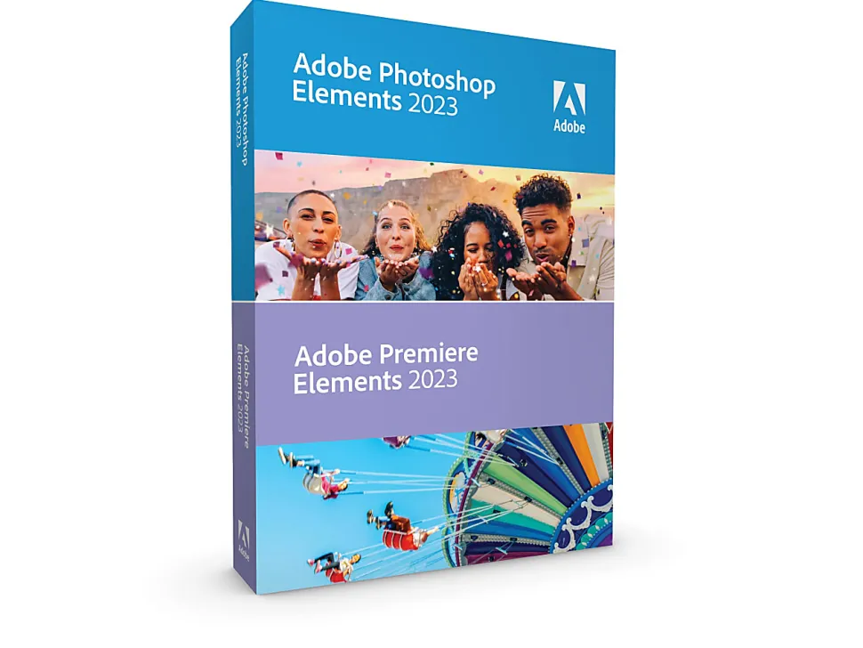 Adobe® Photoshop & Premiere Elements Software 2023 For PC/Mac, Windows® 11/10/Mac OS X V11.3/OS Monterey 12, Product Key