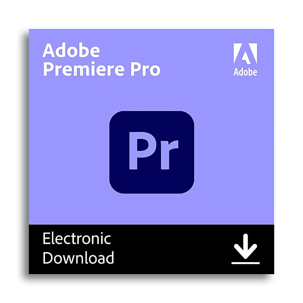 Adobe Premiere Pro, 2025, 1-Year Subscription, Mac/Windows, Download