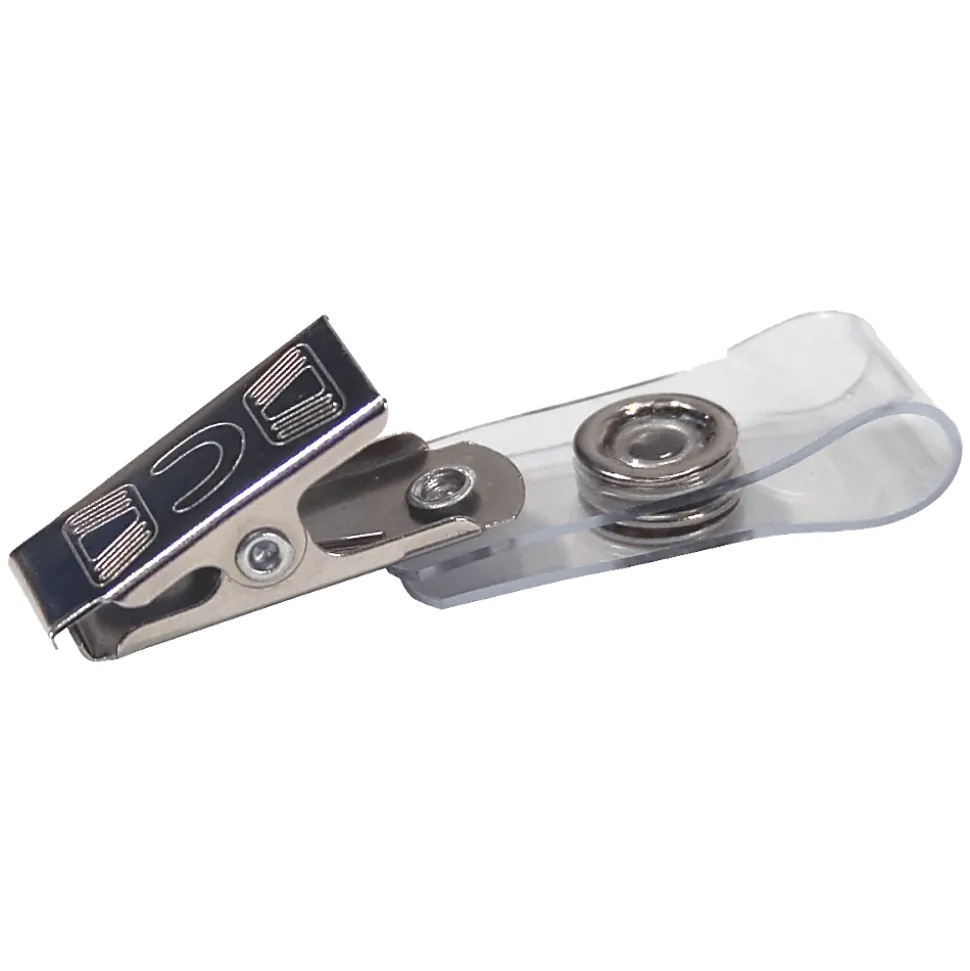 Advantus Badge Strap with Clip, Box of 100