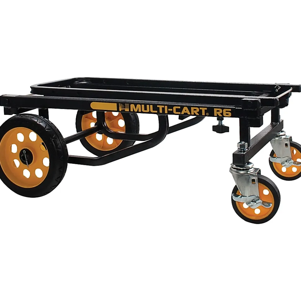 Advantus™ Multi-Cart® 8-in-1 Cart, 500 Lb Capacity, Black/Yellow