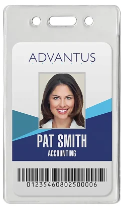 Advantus Proximity Badge Holder, Vertical, 4-1/2