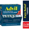 Advil Ibuprofen Packets, 2 Tablets Per Packet, Box Of 50 Packets