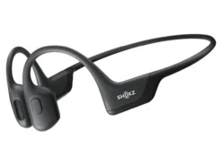 Aftershokz SHOKZ OpenRun Pro  Headphones with mic  open ear  behind the neck mount  Bluetooth  wireless  black