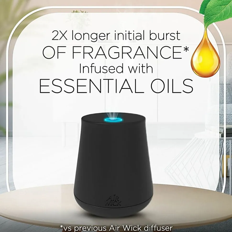 Air Wick Essential Mist Scented Diffuser Oil Refills - Oil - 0.7 fl oz (0 quart) - Lavender & Almond Blossoms - 45 Day - Long Lasting - 6 / Carton