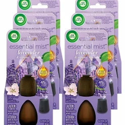 Air Wick Essential Mist Scented Diffuser Oil Refills - Oil - 0.7 fl oz (0 quart) - Lavender & Almond Blossoms - 45 Day - Long Lasting - 6 / Carton