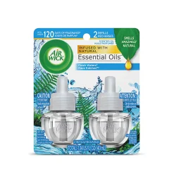 Air Wick® Essential Oils™ Scented Oil Warmer Refill, 0.67 Oz, Fresh Waters®, Pack Of 2