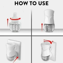 AIR WICK® Plug in Scented Oil Refills, Fresh Linen, 5 pack