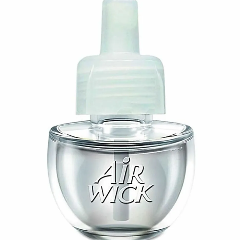 Air Wick Scented Oil Warmer Refills, 0.67 Oz, Fresh Waters, 2 Refills Per Pack, Carton Of 6 Packs