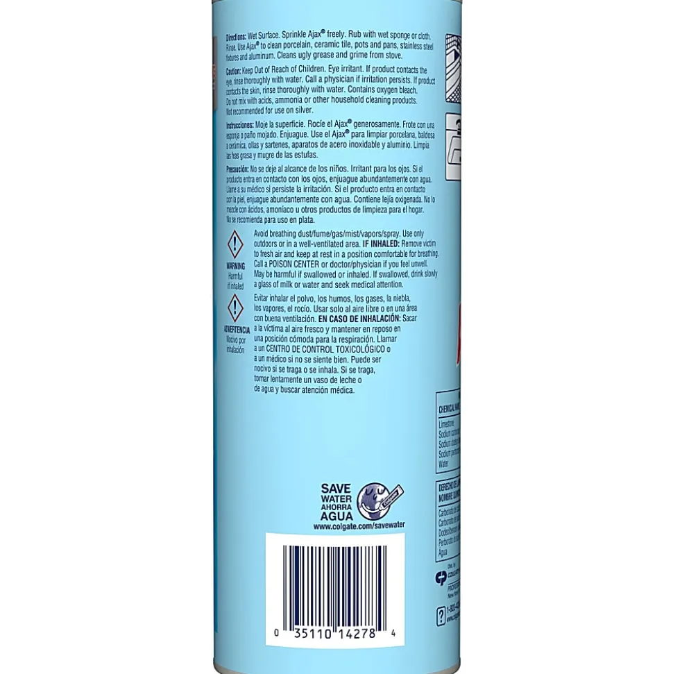 Ajax® Oxygen Bleach Powder Cleanser, 21 Oz Canister, Case of 24