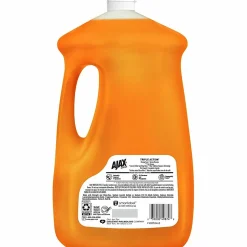 AJAX Triple Action Dish Soap - 90 fl oz (2.8 quart) - Orange Scent - Pleasant Scent, Phosphate-free, Kosher-free - Orange - 1 Each