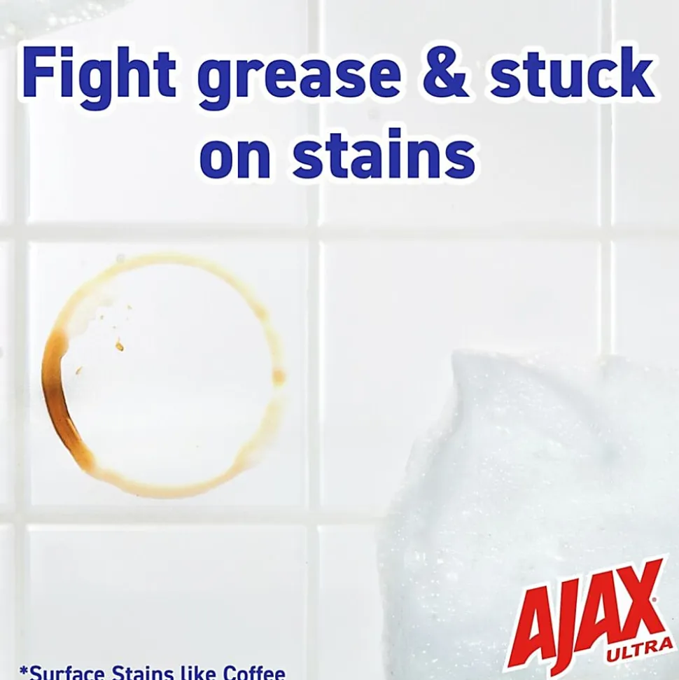 AJAX Triple Action Dish Soap - 90 fl oz (2.8 quart) - Orange Scent - Pleasant Scent, Phosphate-free, Kosher-free - Orange - 1 Each