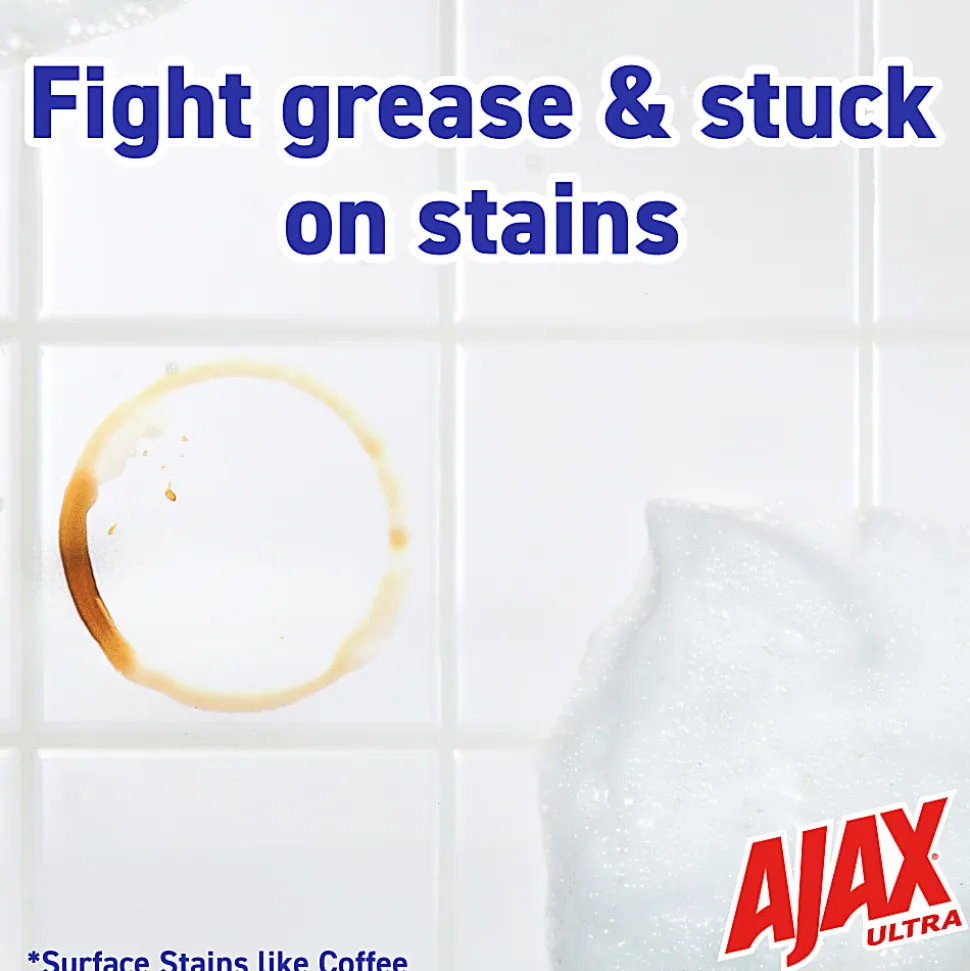 AJAX Ultra Liquid Dish Soap With Fabuloso, Lavender Scent, 52 Oz, Carton Of 6 Bottles