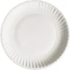 AJM Green Label Paper Plates, 9", White, Box Of 1,200 Plates