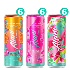 Alani Nu Energy Sweet Splash Variety Pack, 12 Oz, Pack Of 18 Drinks