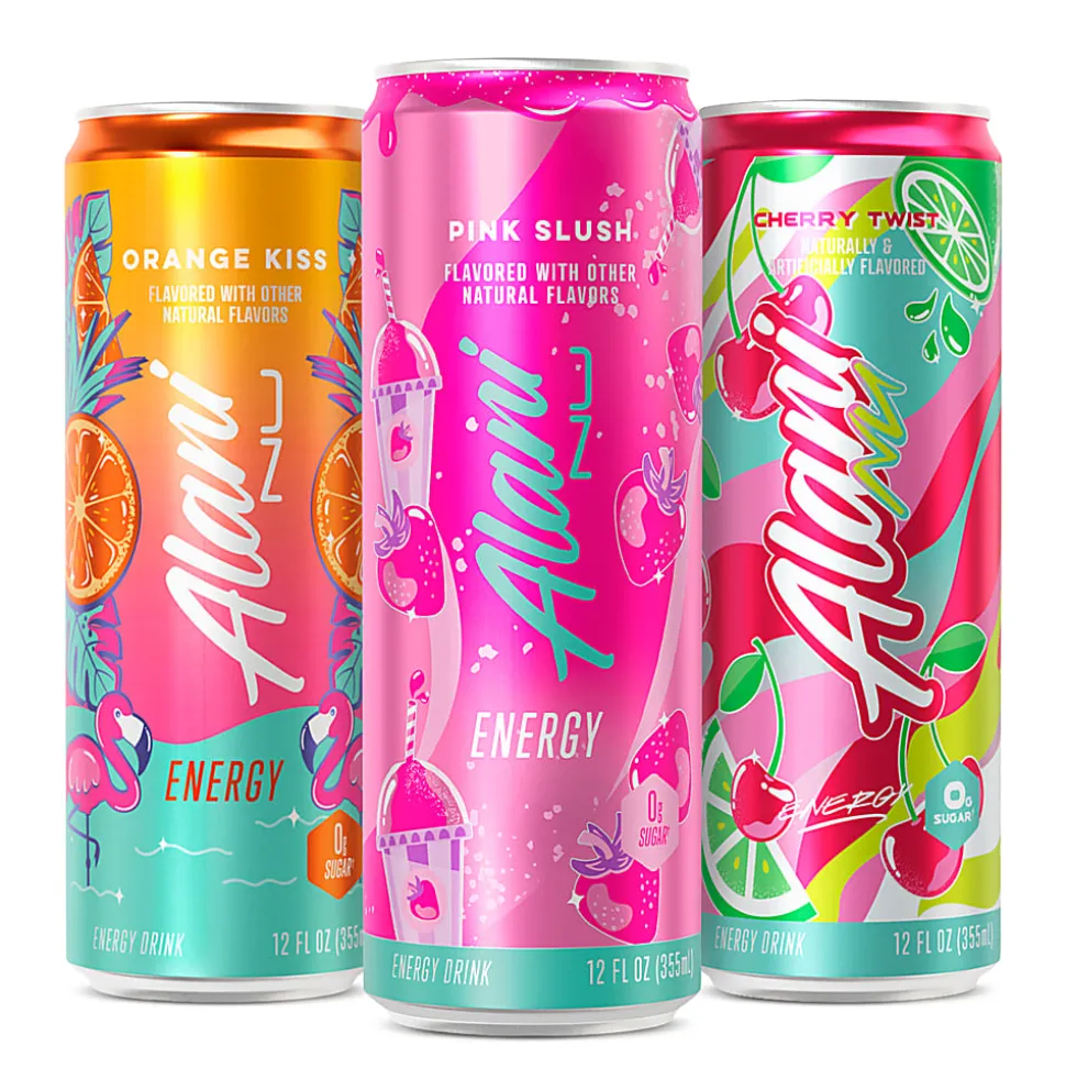 Alani Nu Energy Sweet Splash Variety Pack, 12 Oz, Pack Of 18 Drinks