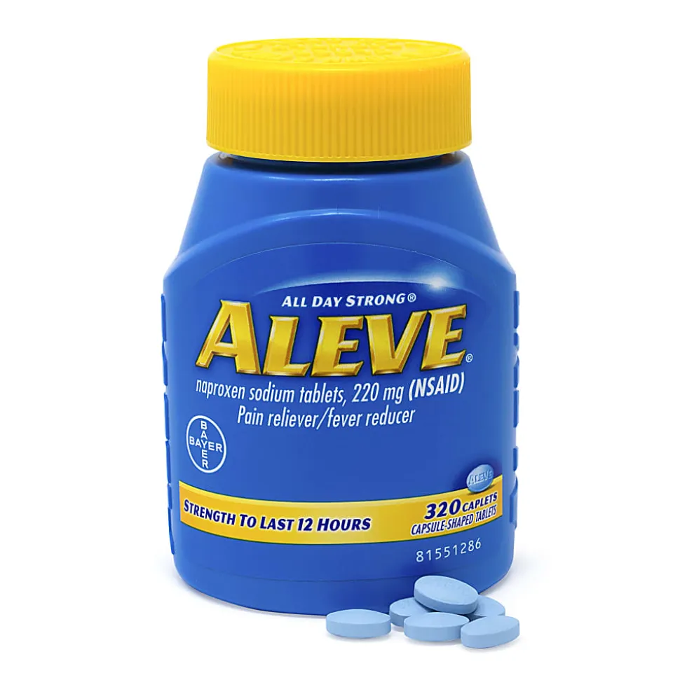 Aleve® All Day Strong Naproxen Sodium, 220mg, Bottle Of 320 Tablets
