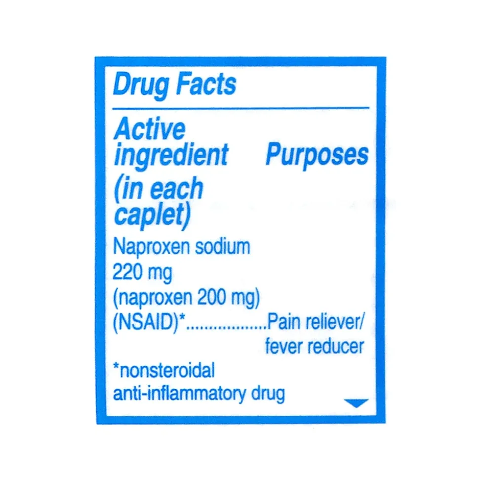 Aleve® All Day Strong Naproxen Sodium, 220mg, Bottle Of 320 Tablets