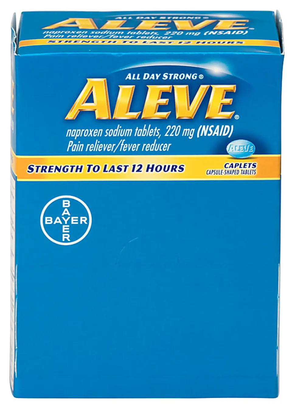 Aleve® Pain Reliever Tablets, 1 Tablet Per Packet, Box Of 50 Packets