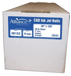 Alliance® CAD Bond Paper, 3