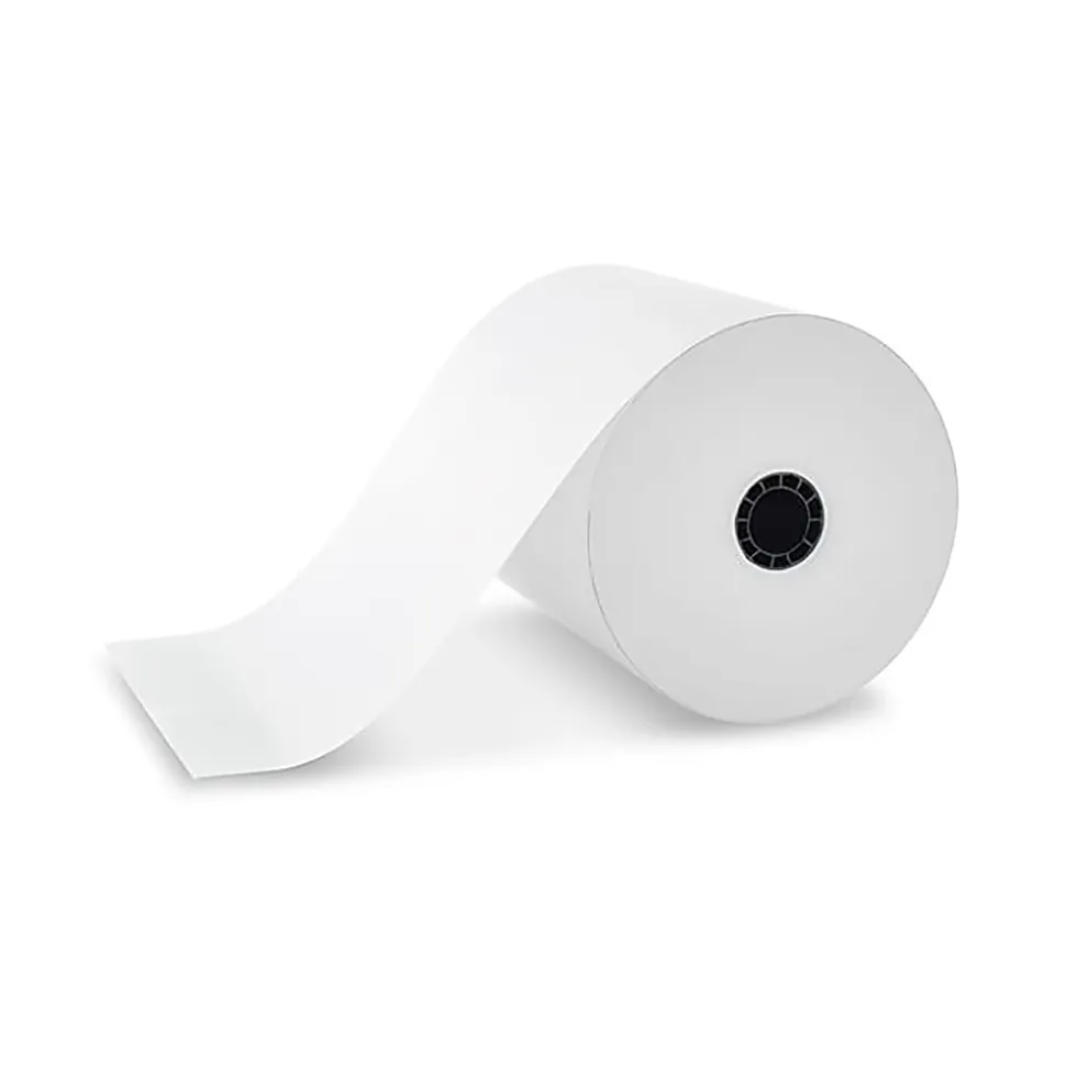 Alliance Phenol-Free Thermal POS Rolls, 3-1/8" x 230', White, Carton Of 50 Rolls