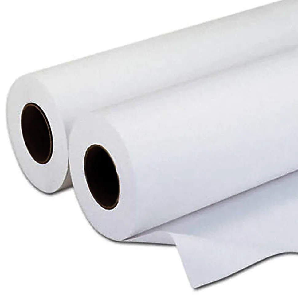 Alliance® Wide-Format Bond Engineering Paper Rolls, 36" x 500', 92 Brightness, 20 Lb, White, Pack Of 2 Rolls