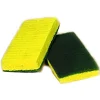 All-Purpose Scrubbing Pad Sponges, Tellow/Green, Box Of 20