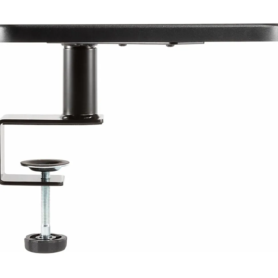 Allsop Ascend Metal/Wood Adjustable Monitor Stands, 5-3/4”H x 15”W x 9-1/4”D, Brown, Set Of 2 Stands