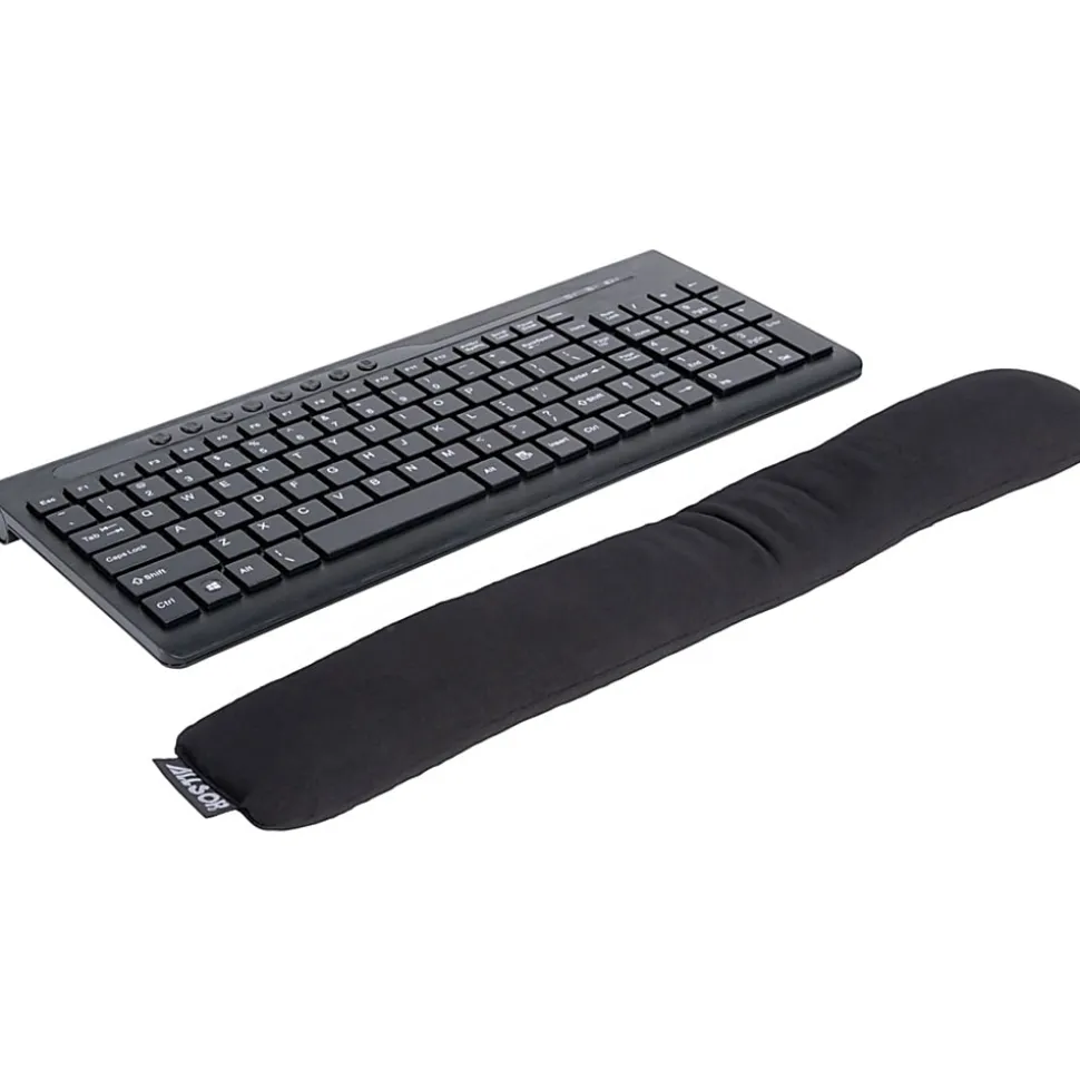 Allsop® Comfortbead Keyboard Wrist Rest, Black
