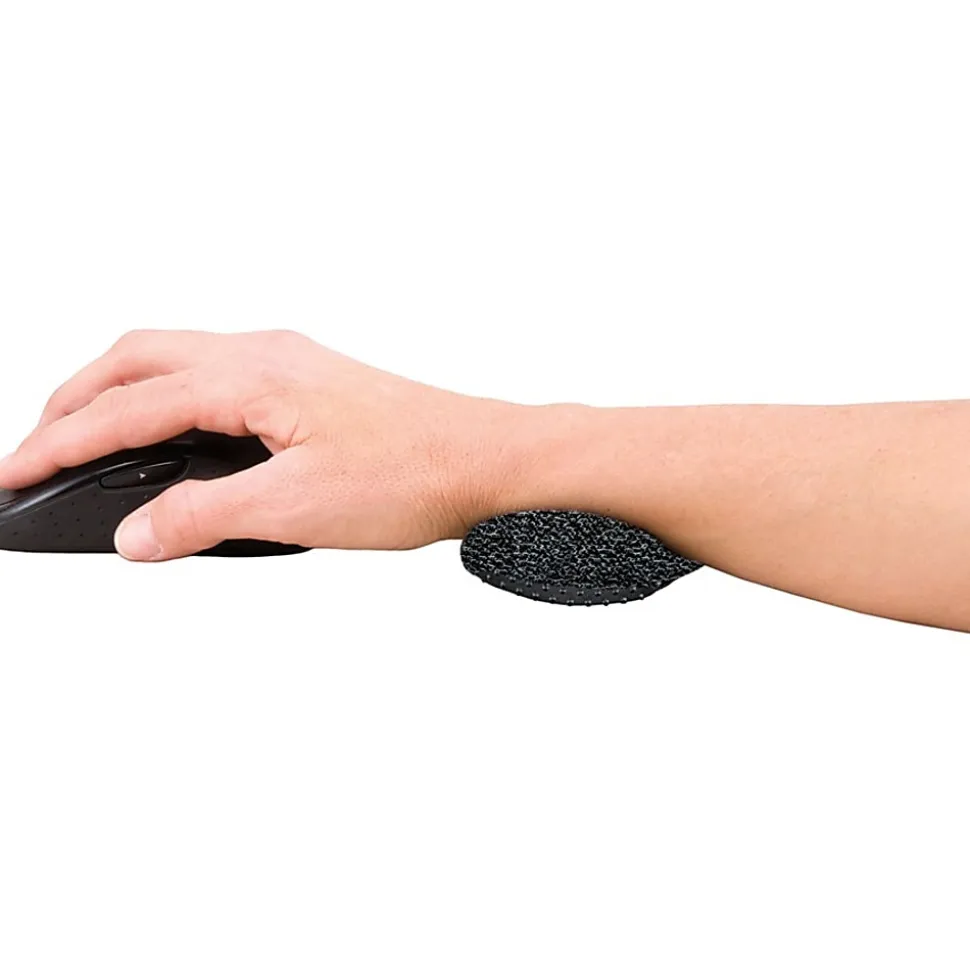 Allsop® Comfortbead Mini Wrist Rest, 4" x 2.5", Black