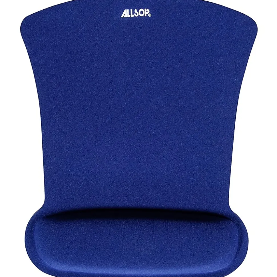 Allsop® Ergoprene Gel Mouse Pad, Blue