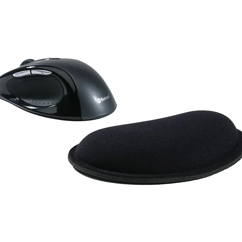 Allsop® Ergoprene Gel Mouse Wrist Rest, Black