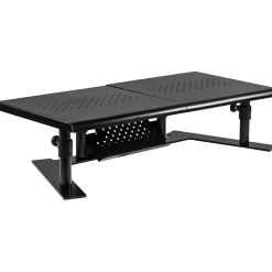 Allsop ErgoTwin Steel Dual Monitor Stand For Monitors Up To 24