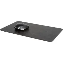 Allsop Leatherette Mouse Pad, 8-5/8”H x 14-1/4”W x 1/4”D, Black, 32580