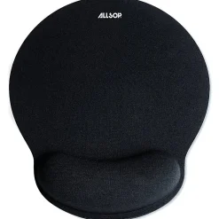 Allsop® Memory Foam Mouse Pad, 0.25"H x 9.75"W x 11.5"D, Black