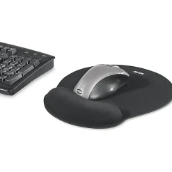Allsop® Memory Foam Mouse Pad, 0.25"H x 9.75"W x 11.5"D, Black