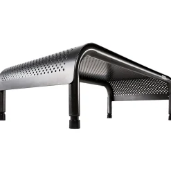 Allsop® Metal Art Ergo3 Adjustable Monitor Stand, 6"H-8"H x 18"W x 10"D, Black, 31630